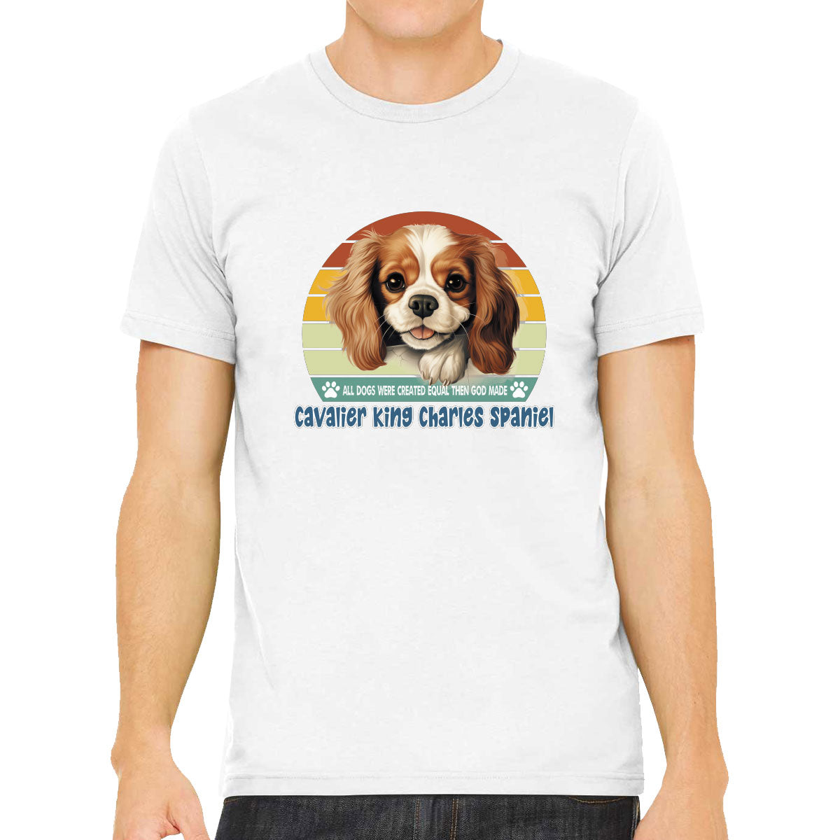 All Dogs Were Created Equal Cavalier King Charles Spaniel Men's T-shirt