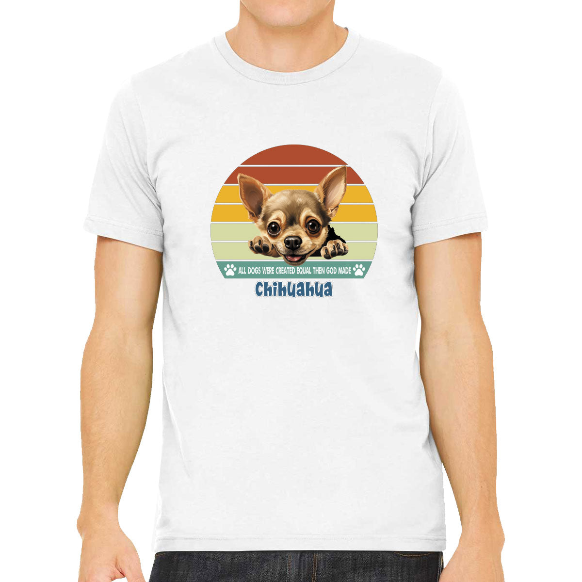 All Dogs Were Created Equal Chihuahua Men's T-shirt