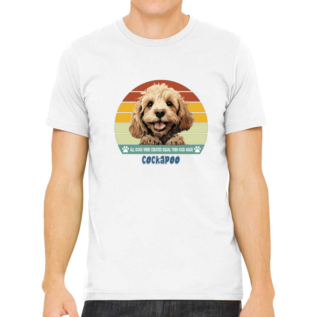 All Dogs Were Created Equal Cockapoo Men's T-shirt