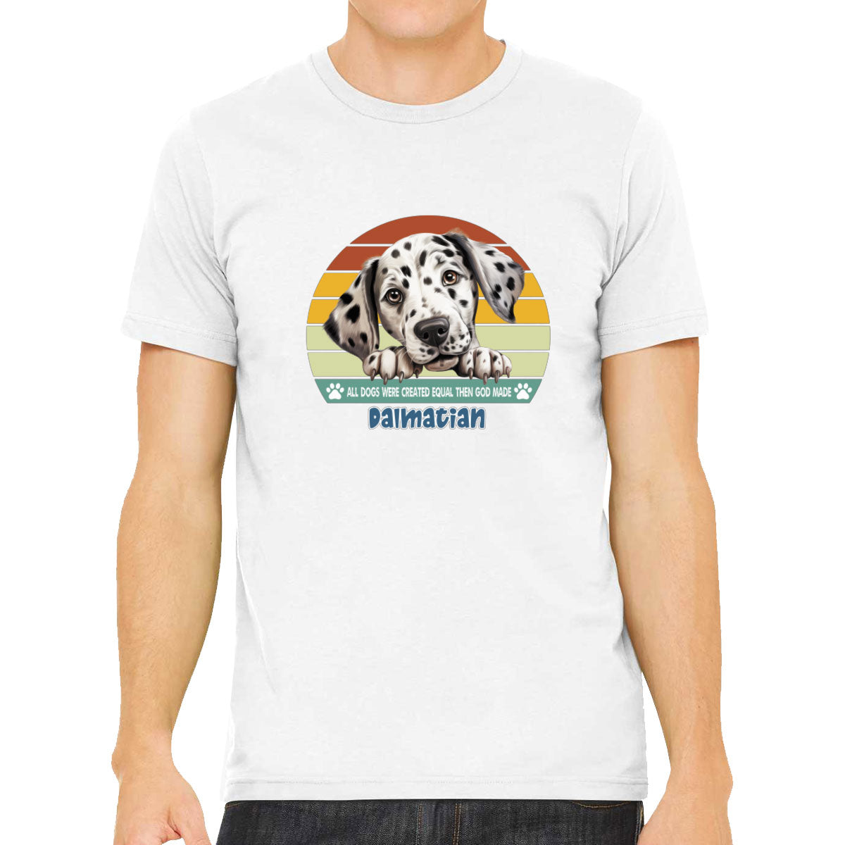 All Dogs Were Created Equal Dalmatian Men's T-shirt