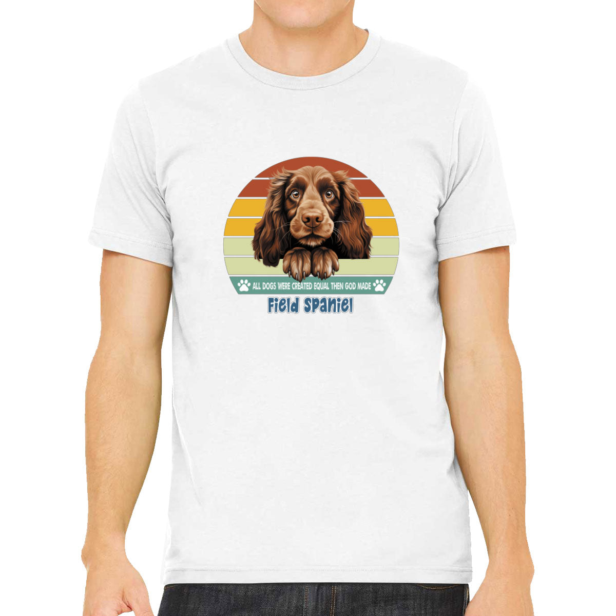 All Dogs Were Created Equal Field Spaniel Men's T-shirt