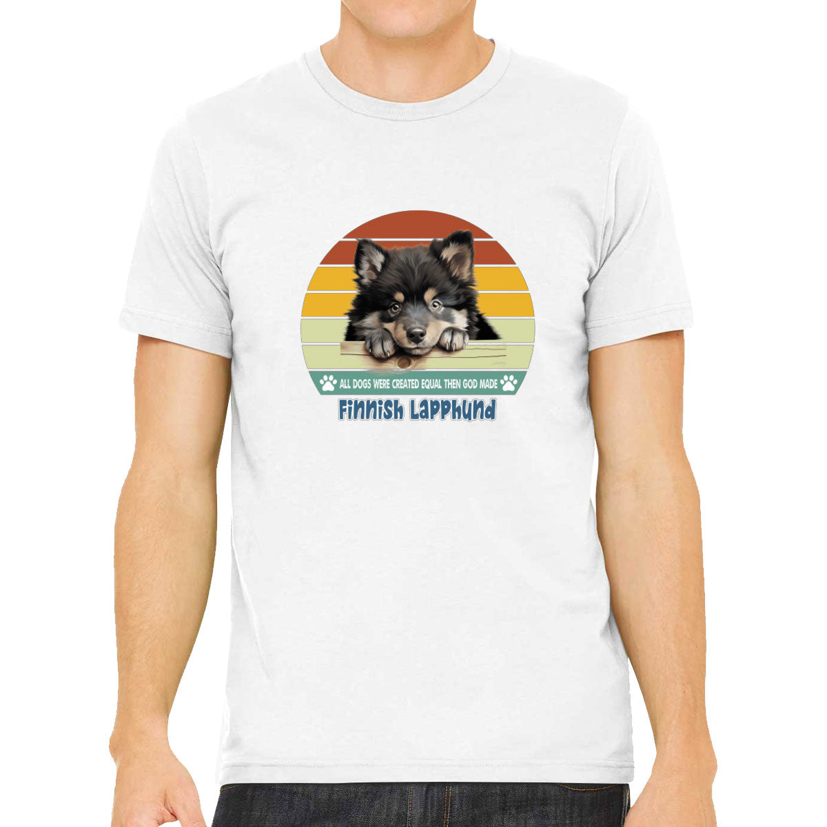 All Dogs Were Created Equal Finnish Lapphund Men's T-shirt