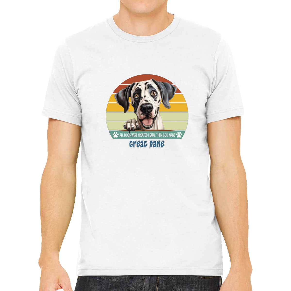 All Dogs Were Created Equal Great Dane Men's T-shirt