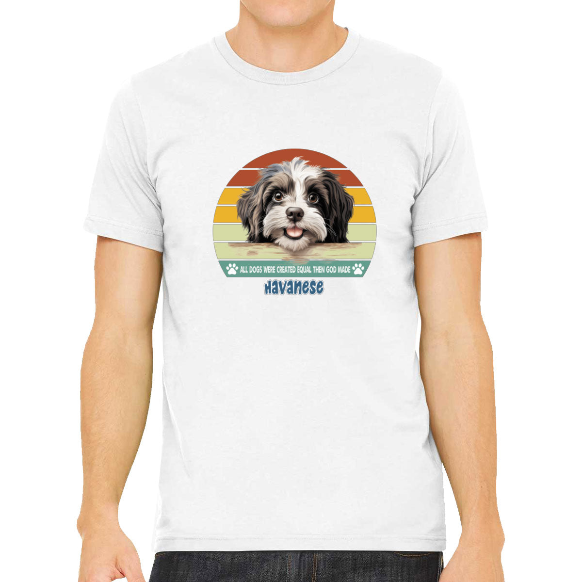 All Dogs Were Created Equal Havanese Men's T-shirt