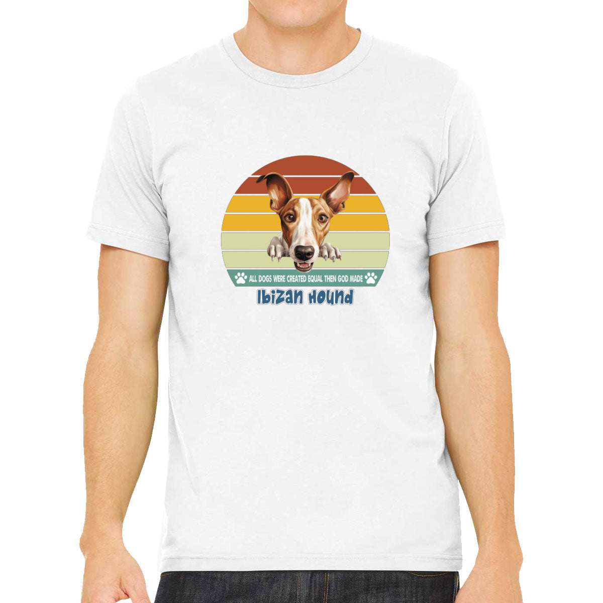 All Dogs Were Created Equal Ibizan Hound Men's T-shirt