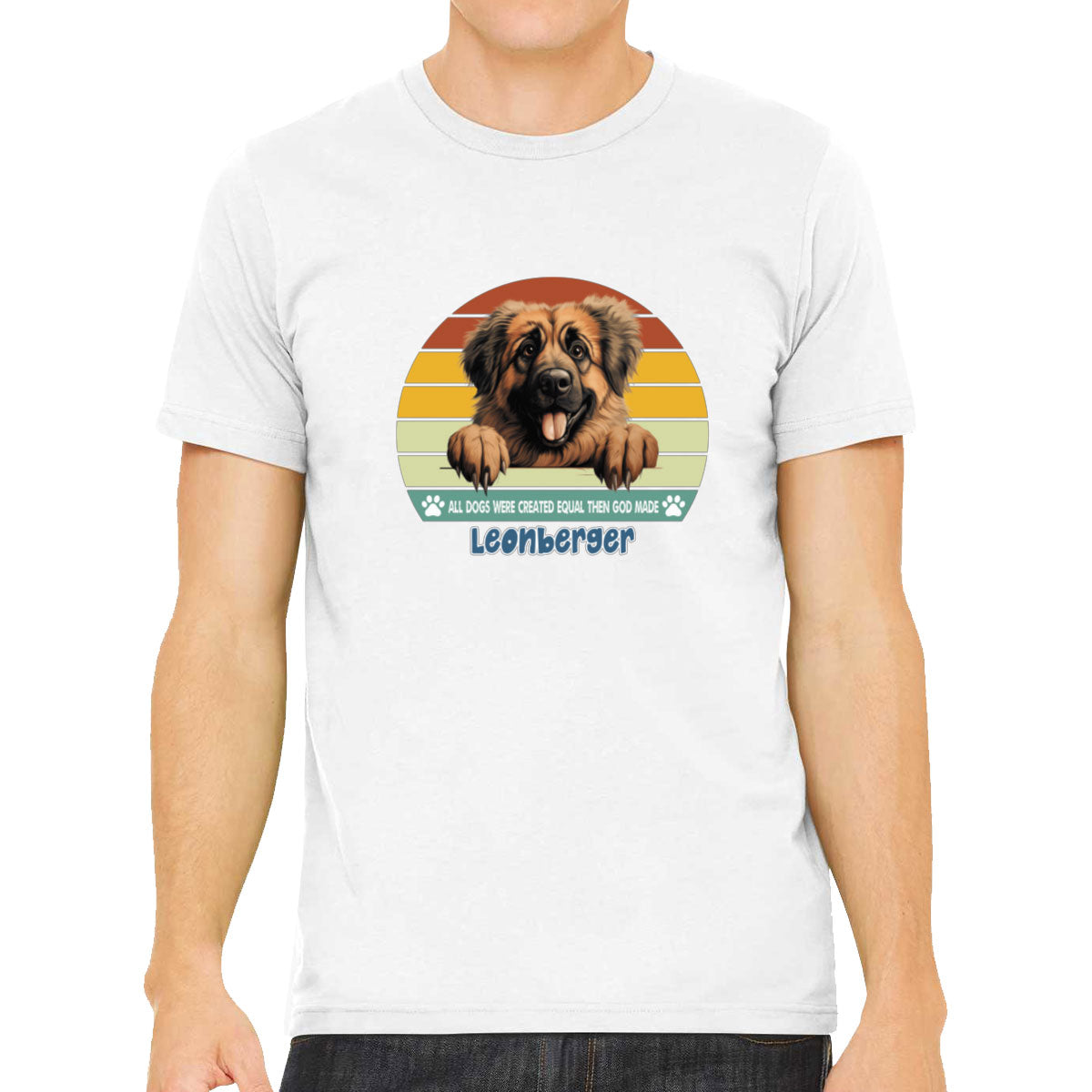 All Dogs Were Created Equal Leonberger Men's T-shirt