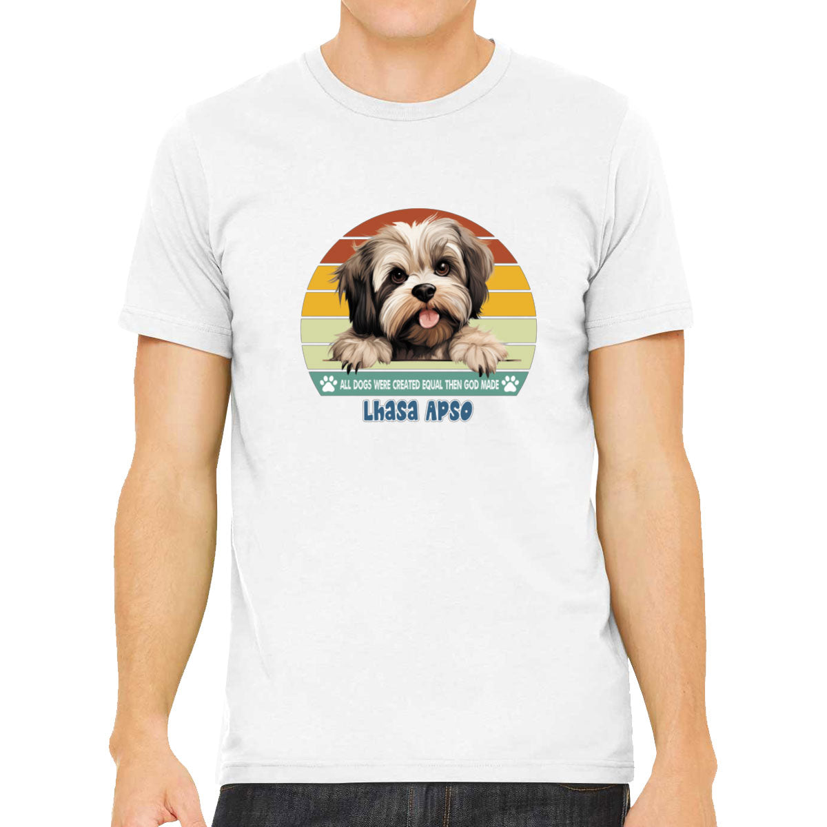 All Dogs Were Created Equal Lhasa Apso Men's T-shirt