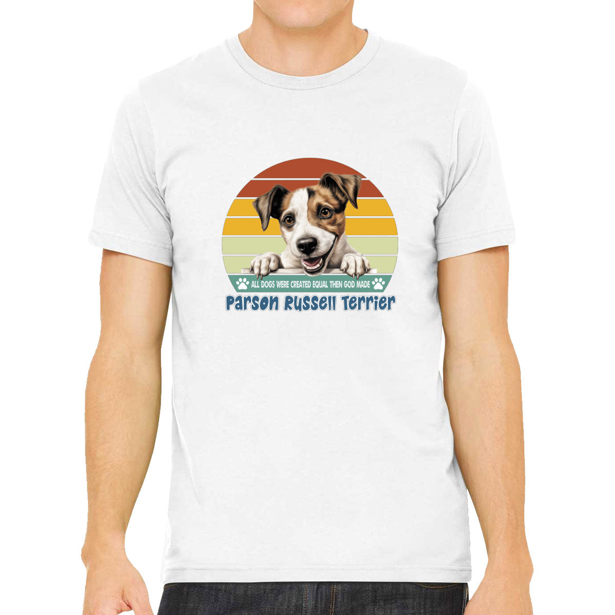 All Dogs Were Created Equal Parson Russell Terrier Men's T-shirt