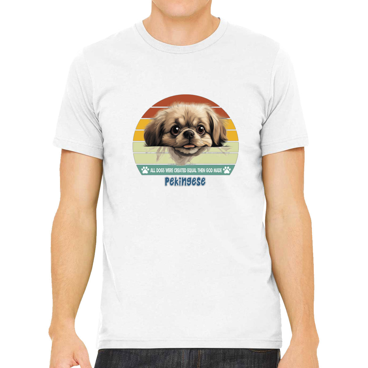 All Dogs Were Created Equal Pekingese Men's T-shirt