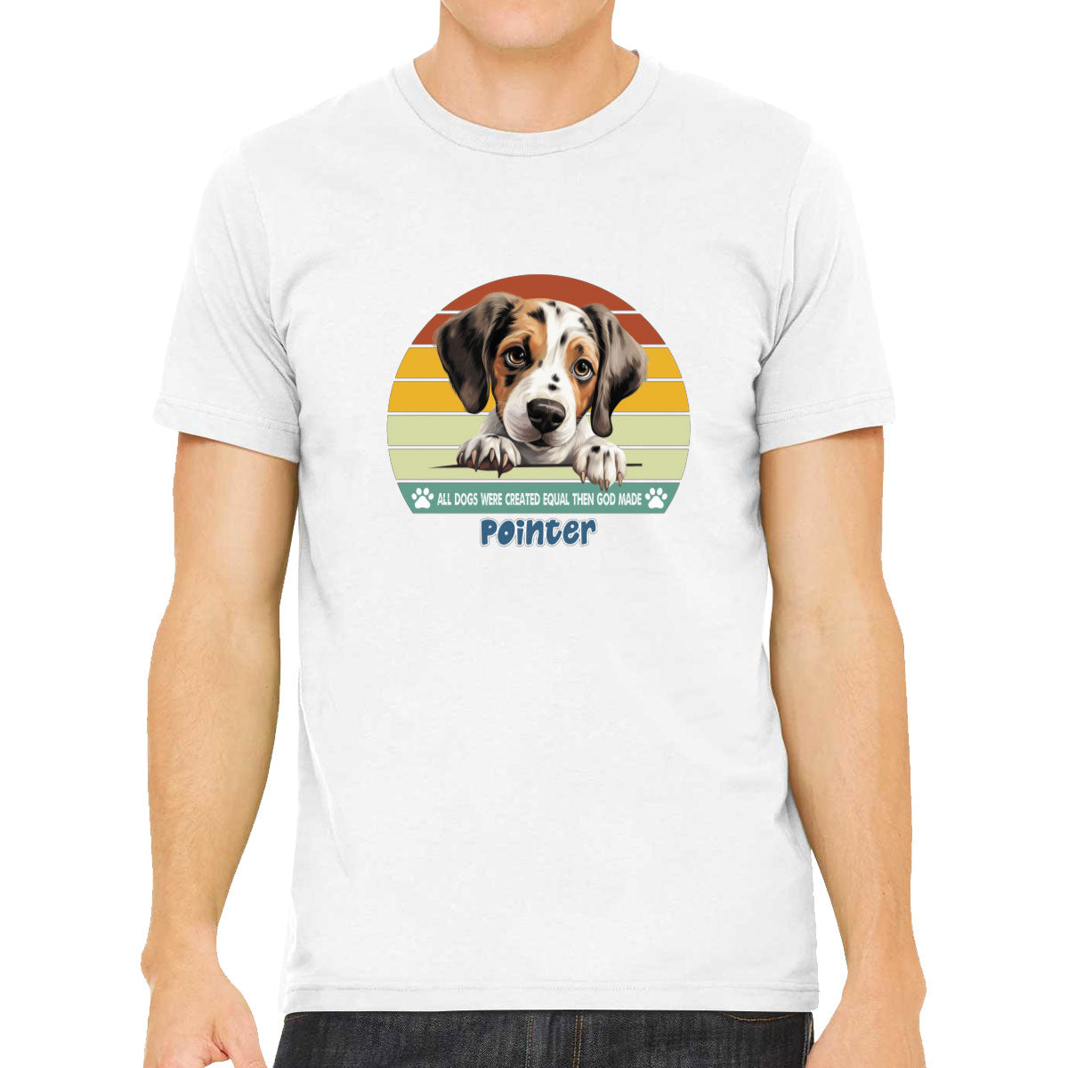 All Dogs Were Created Equal Pointer Men's T-shirt