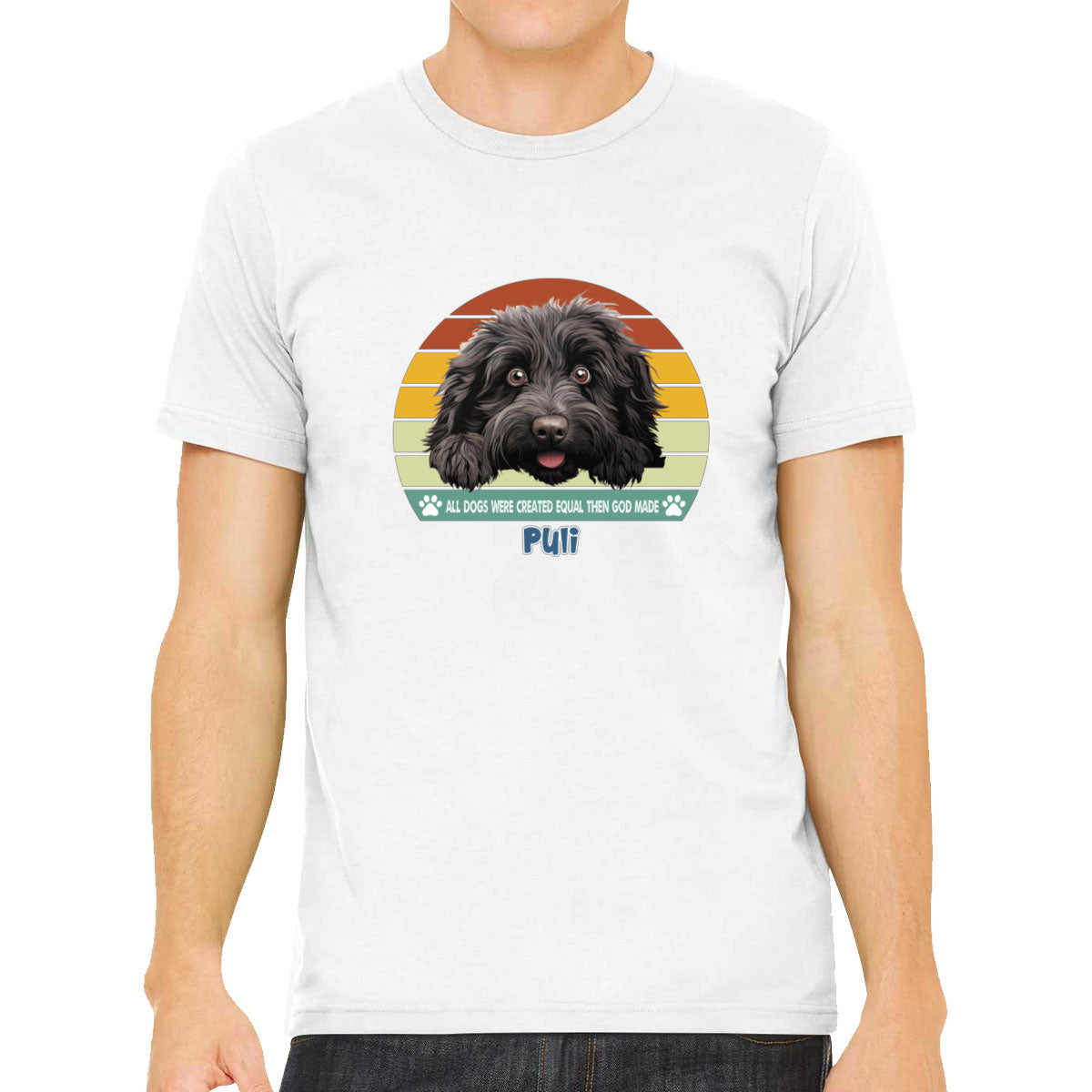All Dogs Were Created Equal Puli Men's T-shirt