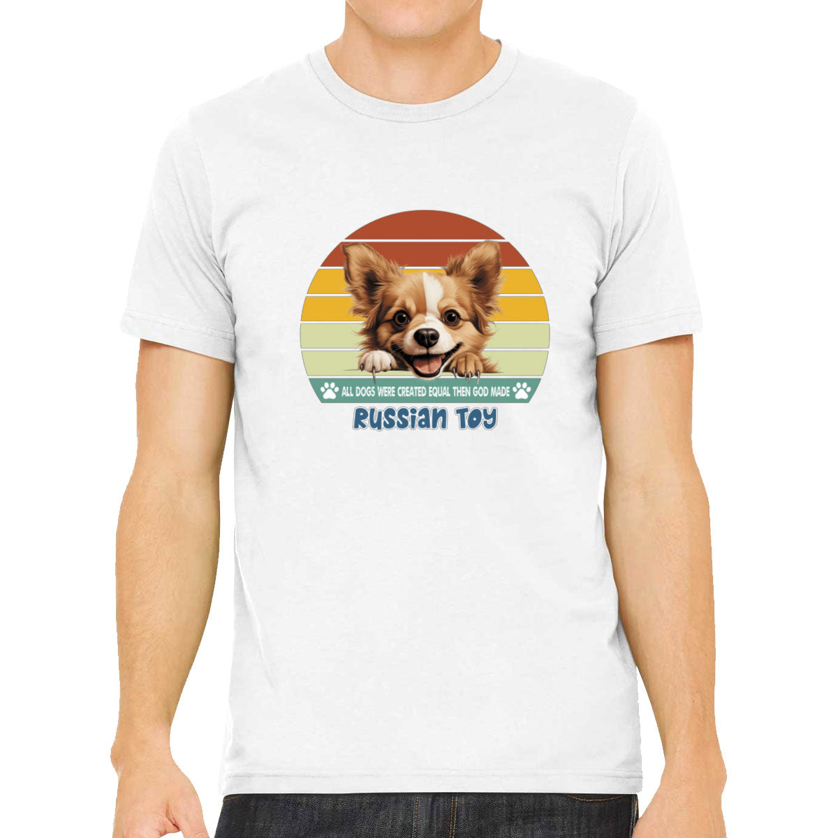 All Dogs Were Created Equal Russian Toy Men's T-shirt