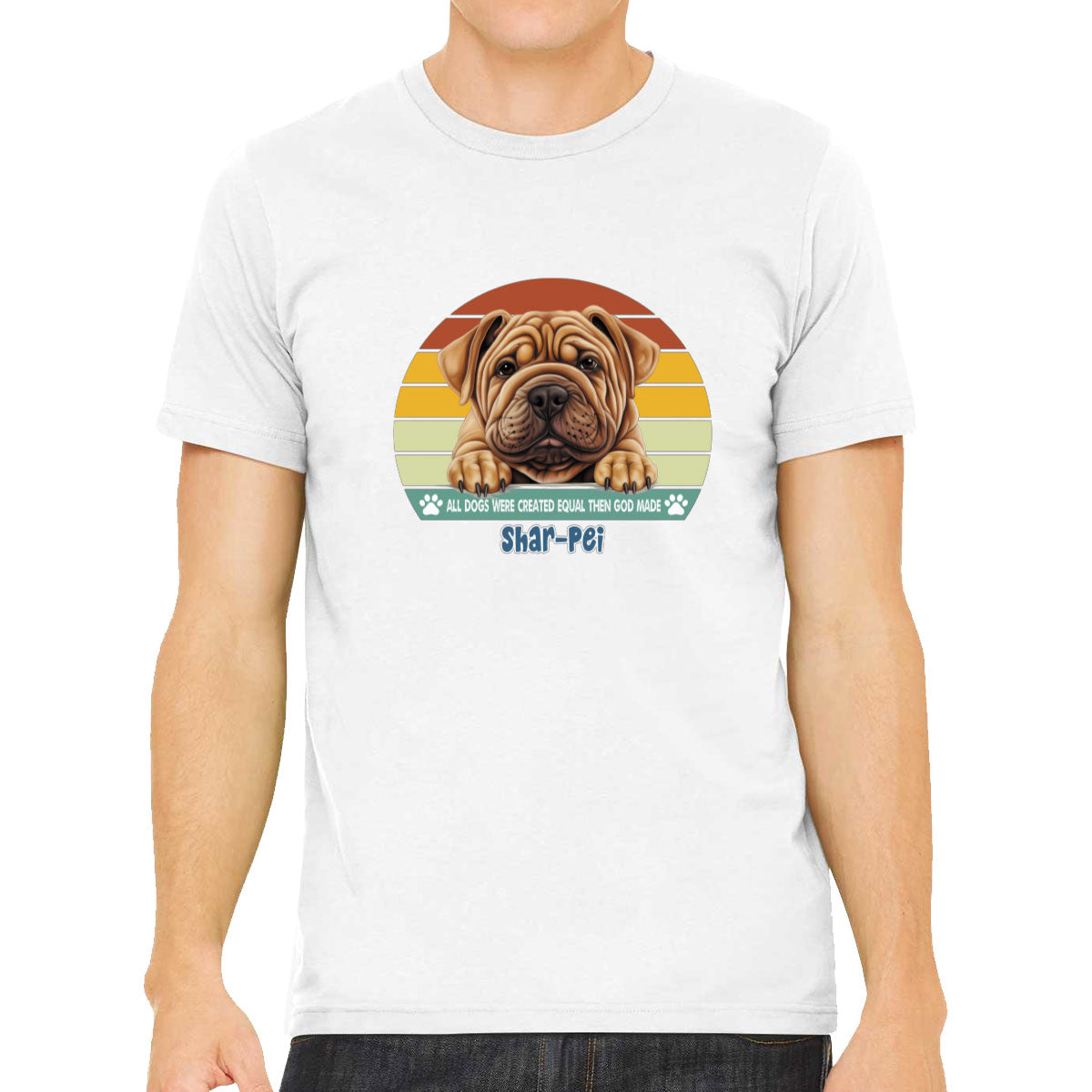 All Dogs Were Created Equal Shar-Pei Men's T-shirt