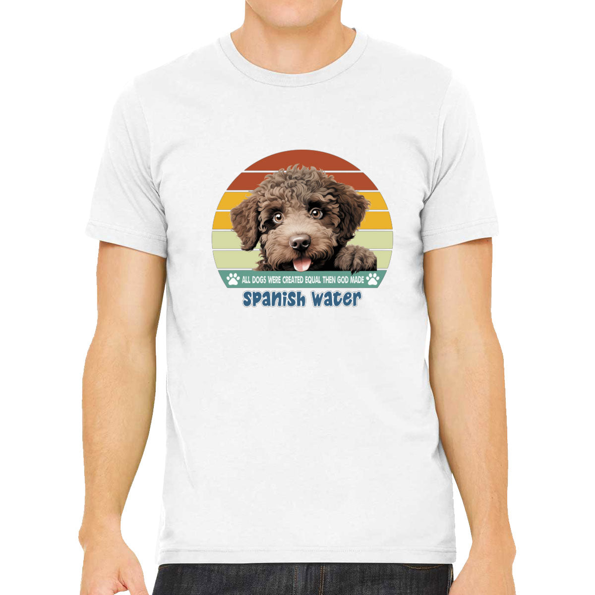 All Dogs Were Created Equal Spanish Water Men's T-shirt