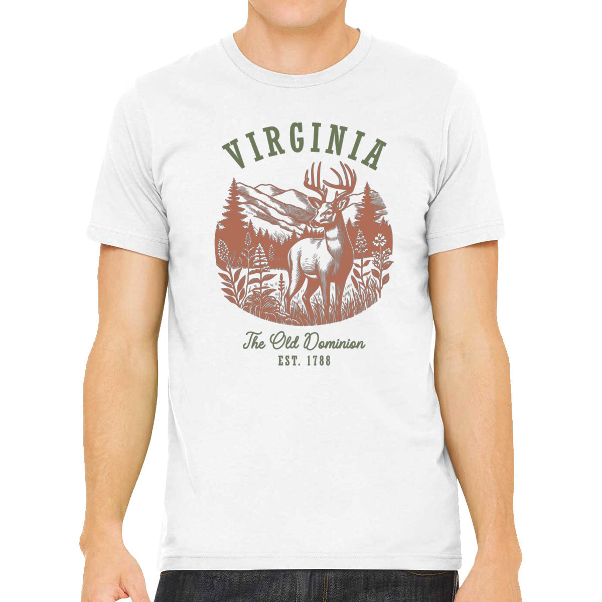 Virginia State Vintage Men's T-shirt