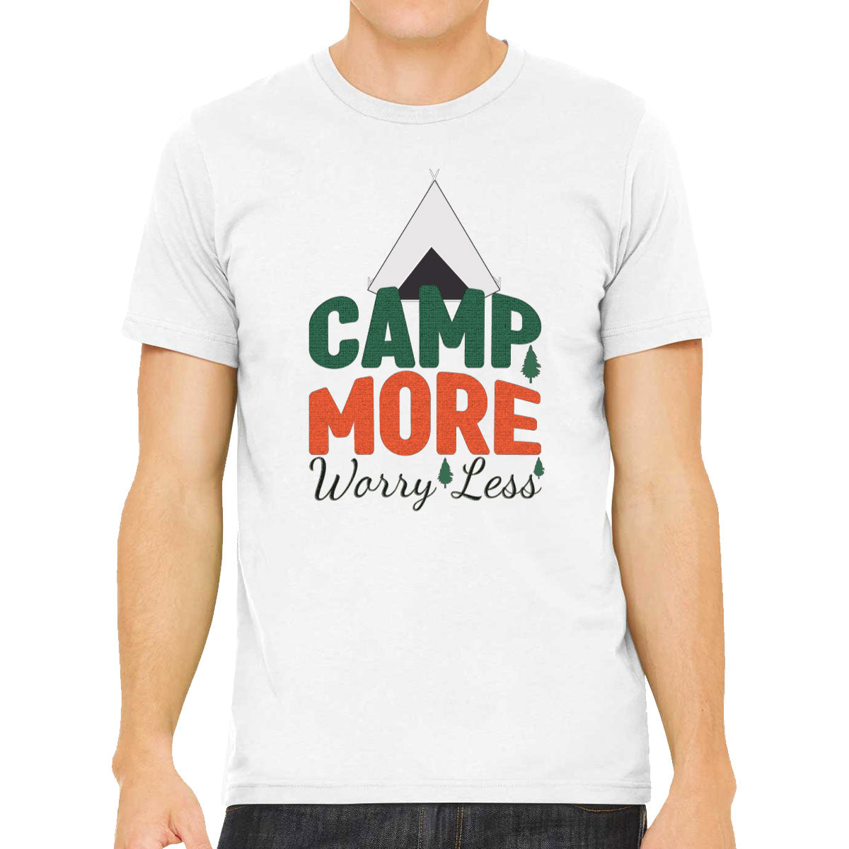 Camp More Worry Less Men's T-shirt