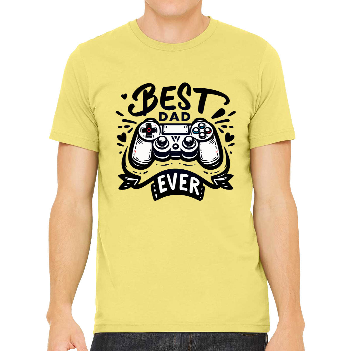Best Dad Ever Gaming Gamer Father's Day Men's T-shirt