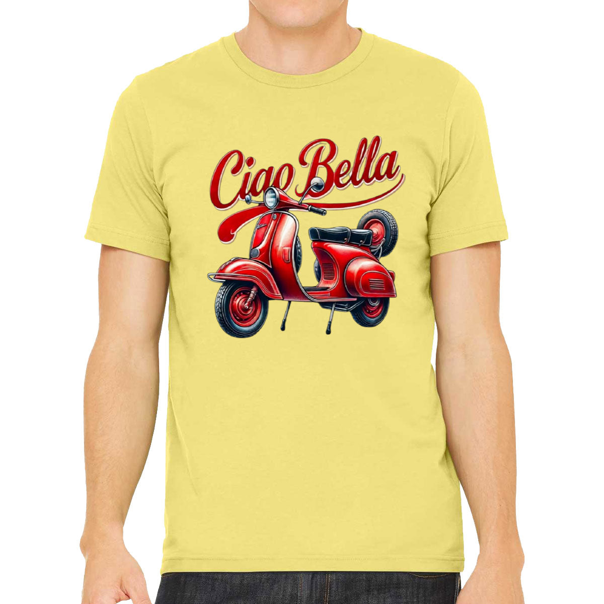 Ciao Bella Red Bike Men's T-shirt