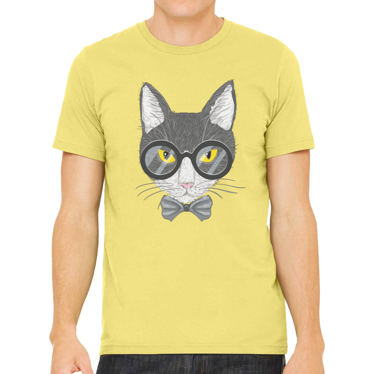 Hipster Cat Men's T-shirt