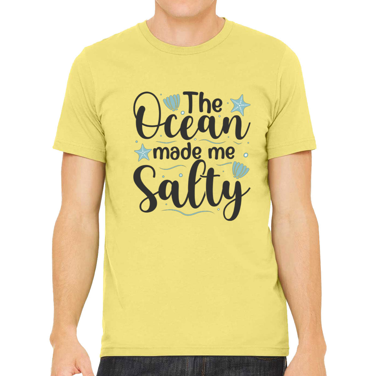 The Ocean Made Me Salty Men's T-shirt