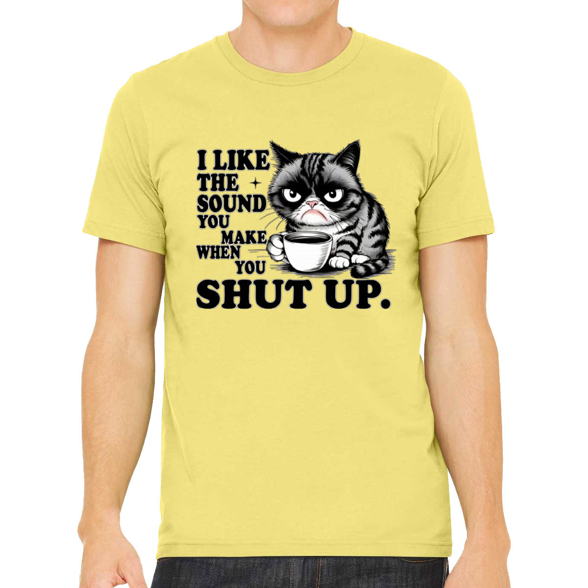 Sarcastic Cat Men's T-shirt
