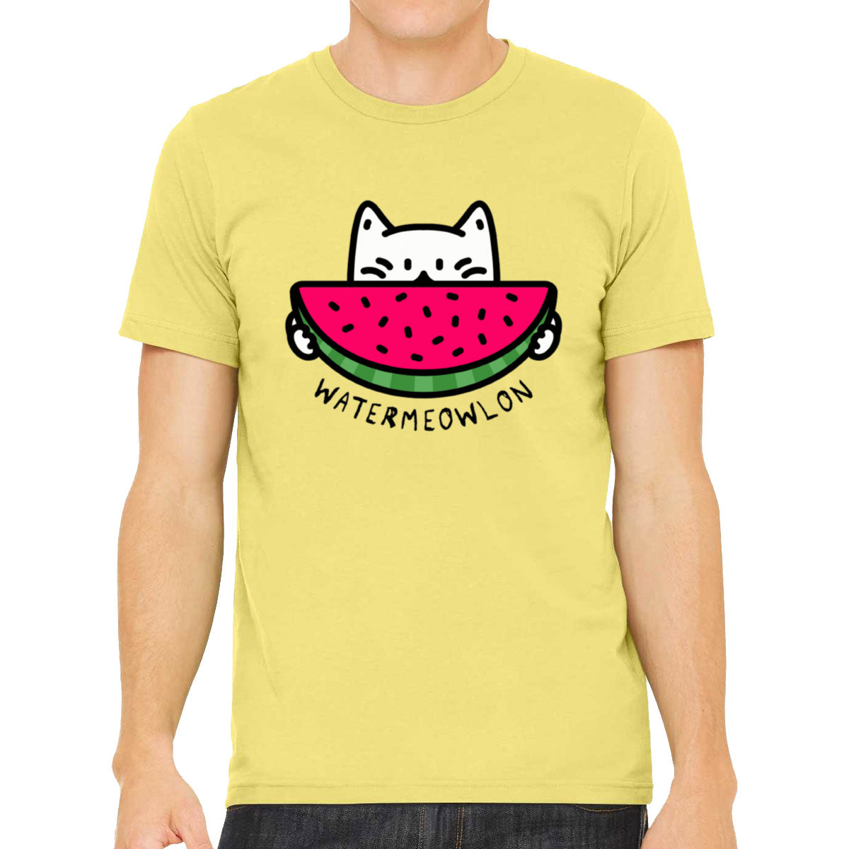 Watermeow Cat Men's T-shirt