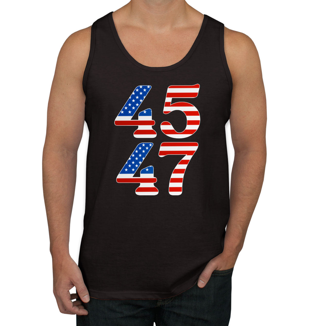 Trump 45 47 2024 Presidential Election Men's Tank Top