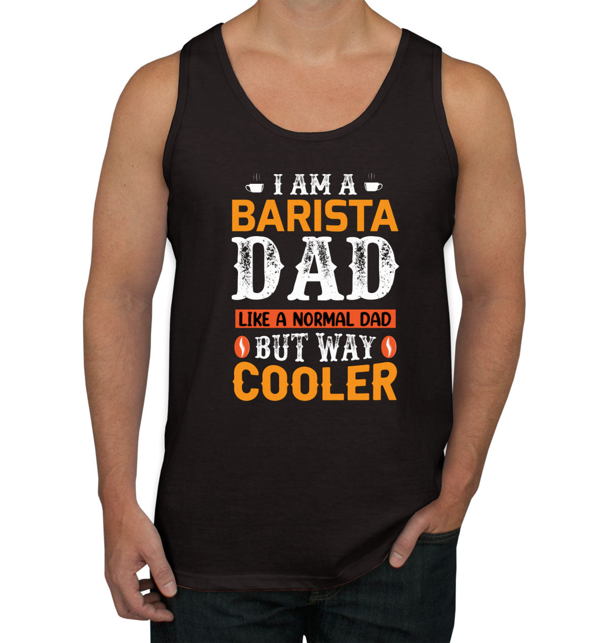 Barista Dad Father's Day Men's Tank Top