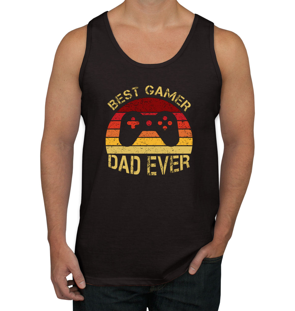 Best Gamer Dad Ever Father's Day Men's Tank Top