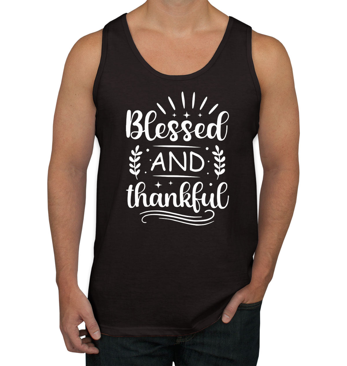 Blessed And Thankful Men's Tank Top