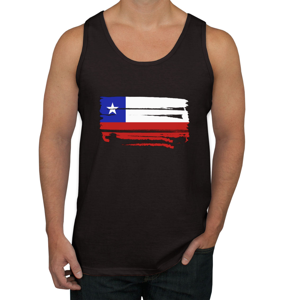 Chile Flag Men's Tank Top