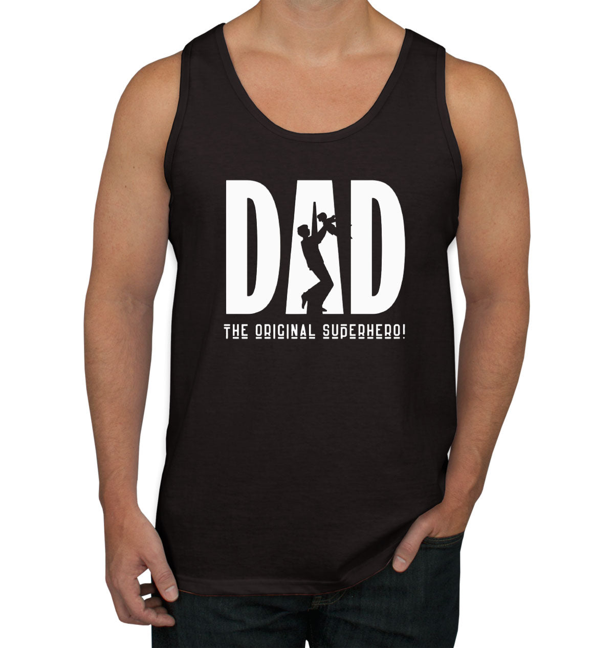Dad The Original Superhero Father's Day Men's Tank Top