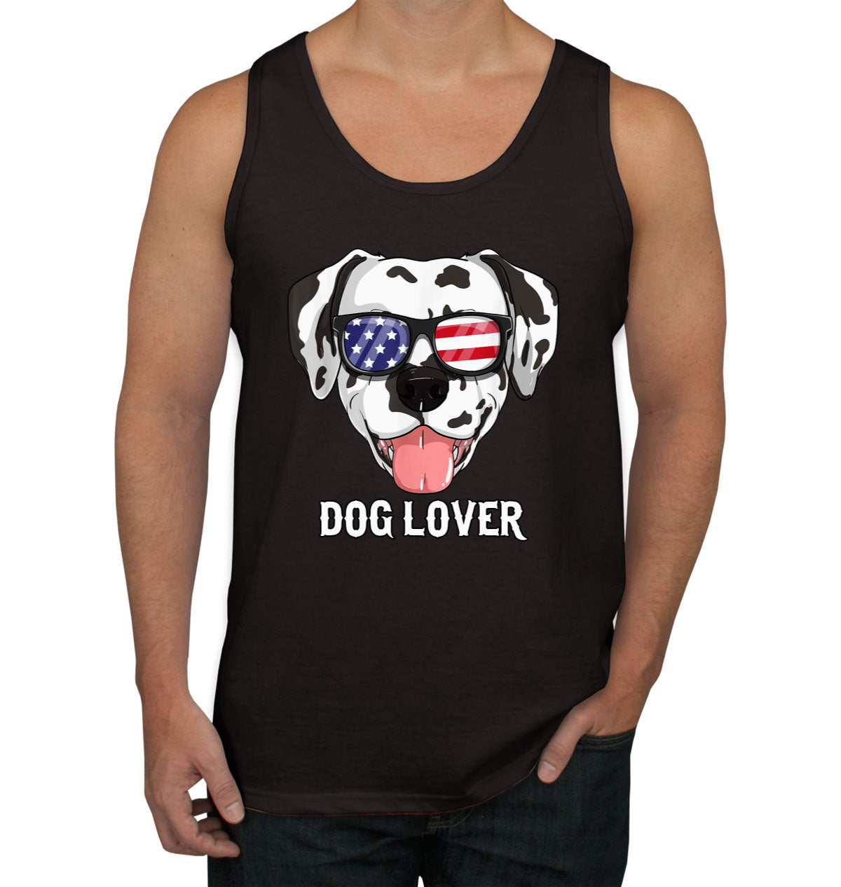 Dalmatian Dog Lover Men's Tank Top