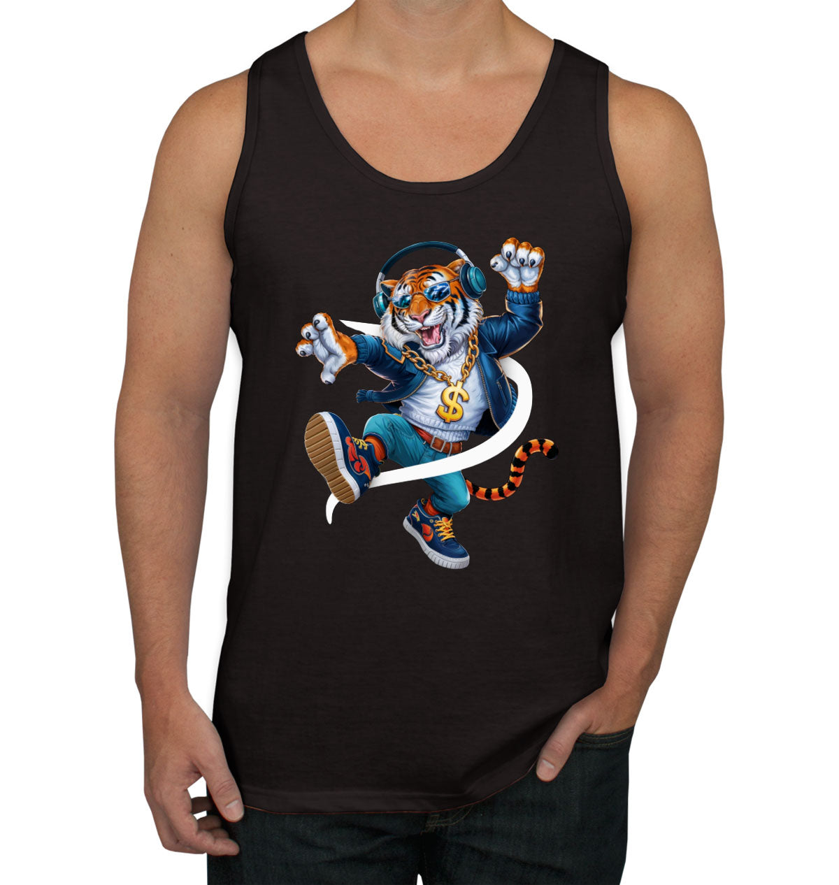 Dancing Tiger Men's Tank Top