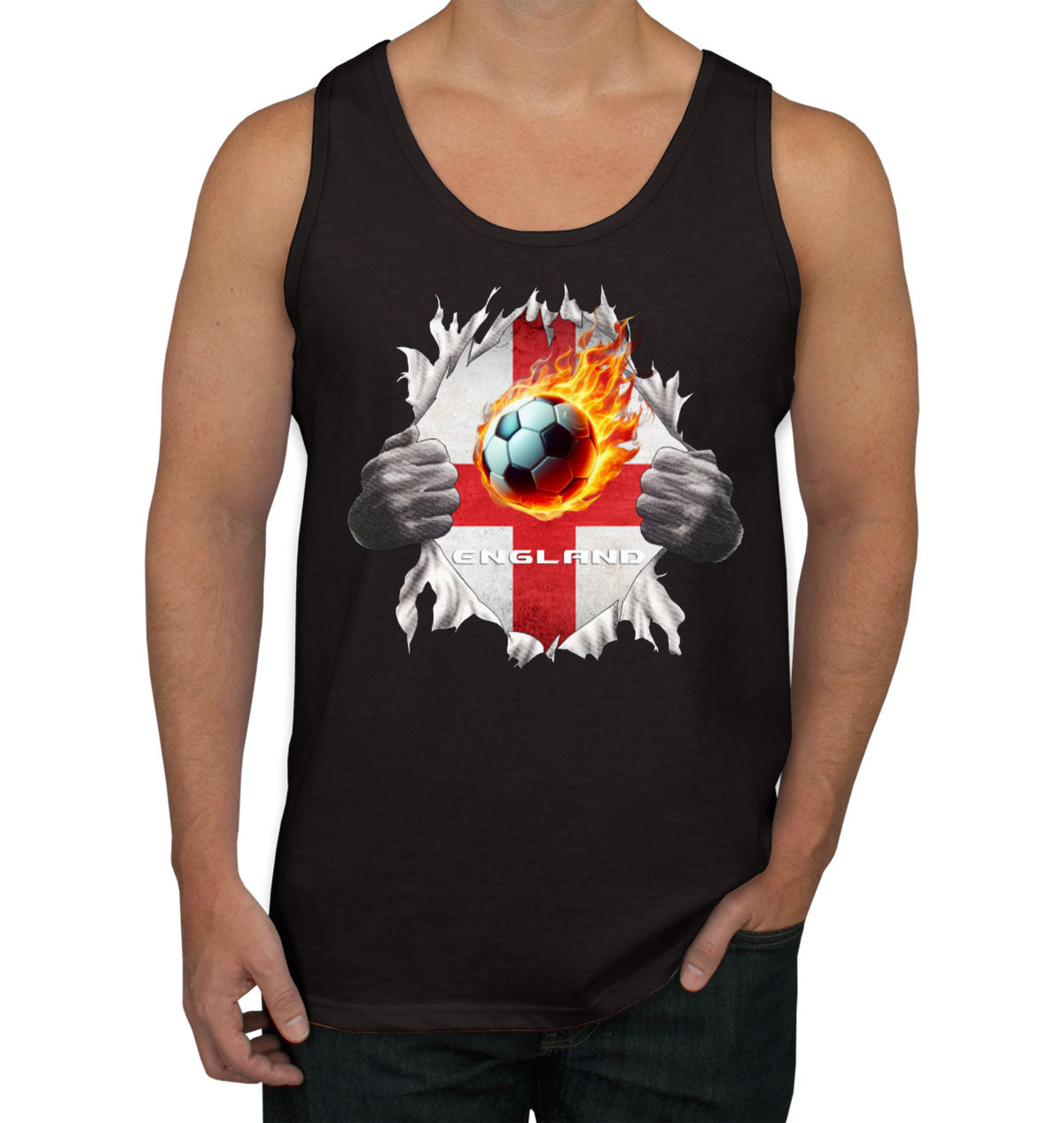 England Euro Cup Soccer Football Men's Tank Top
