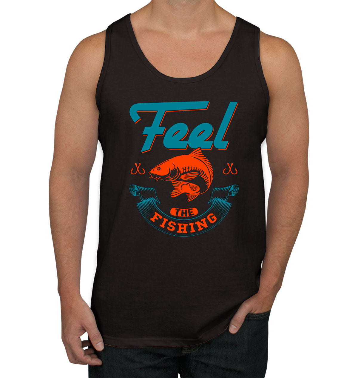 Feel The Fishing Men's Tank Top