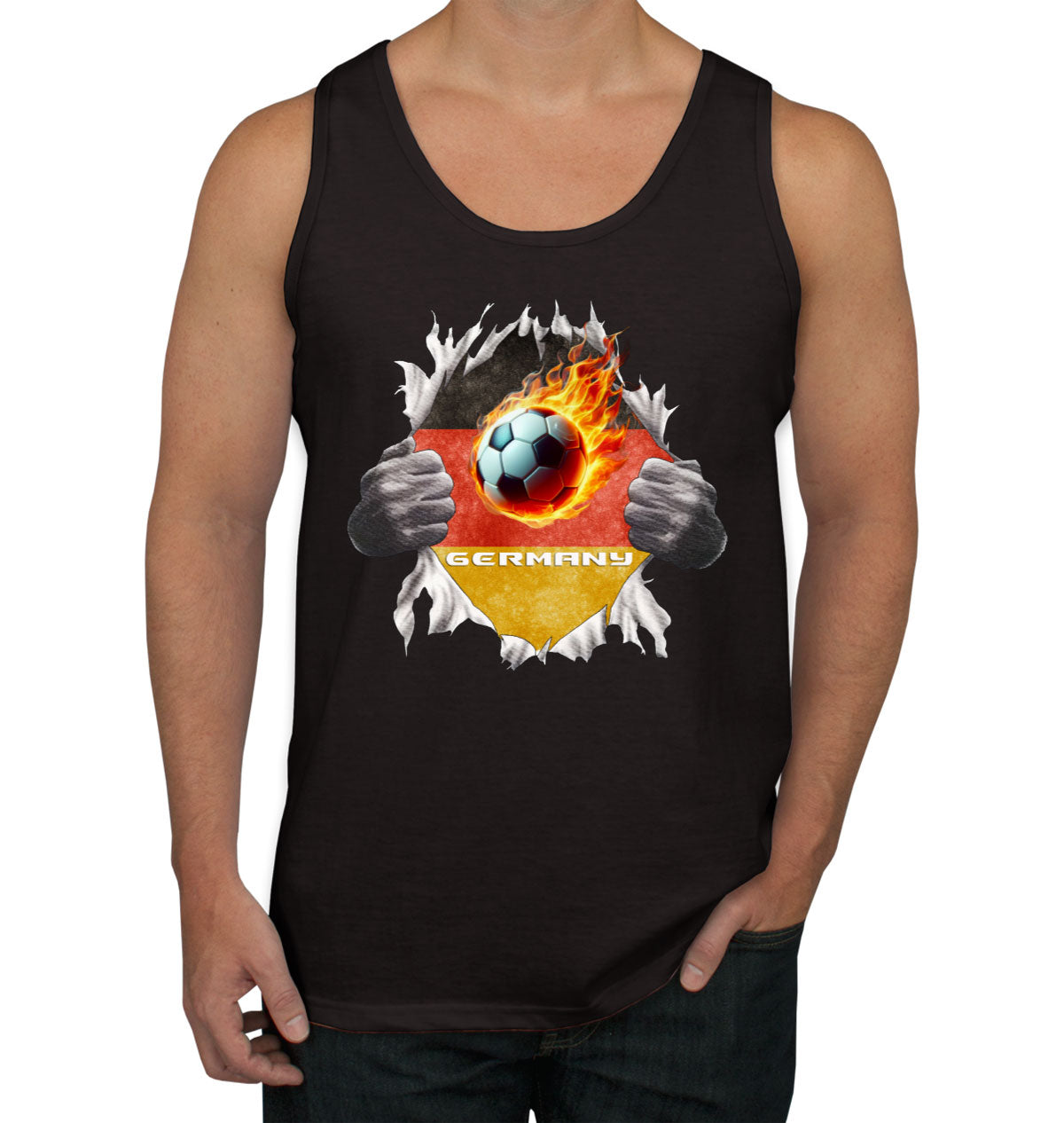 Germany Euro Cup Soccer Football Men's Tank Top