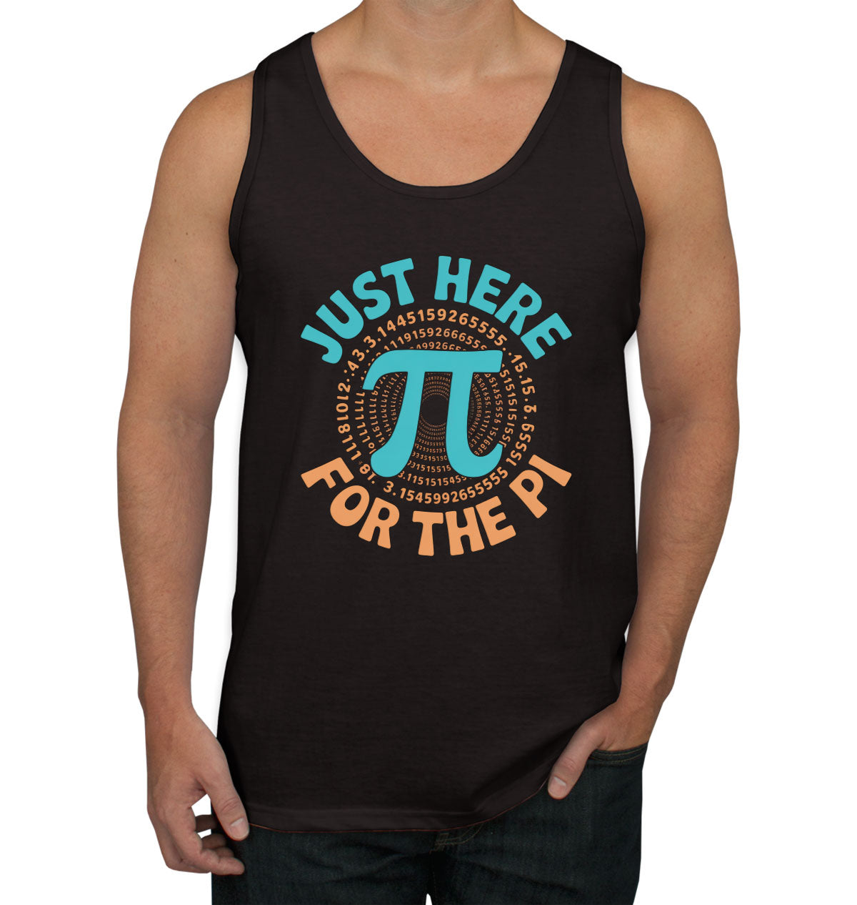 Just Here For The Pi Men's Tank Top