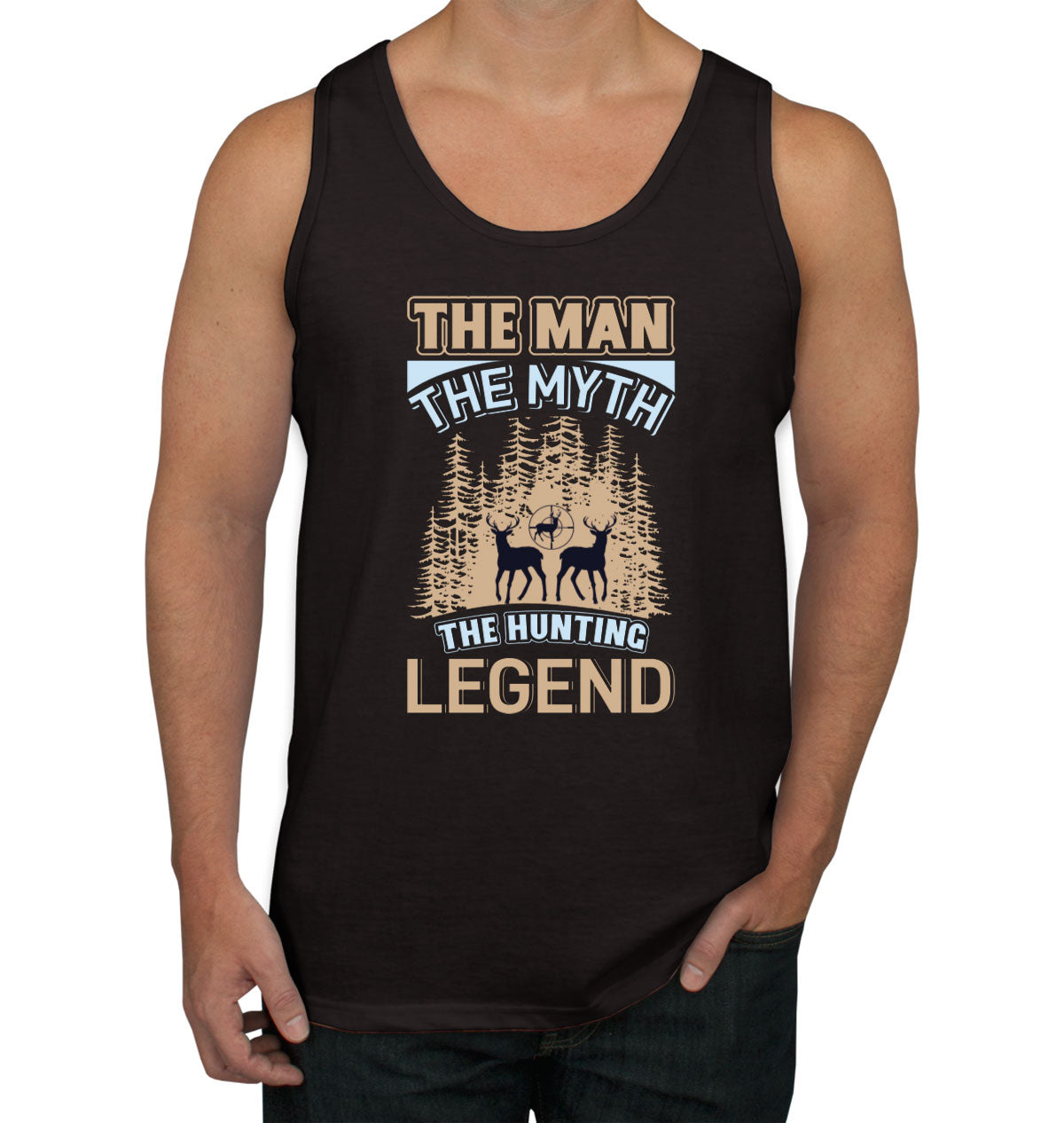 The Man The Myth The Hunting Legend Men's Tank Top