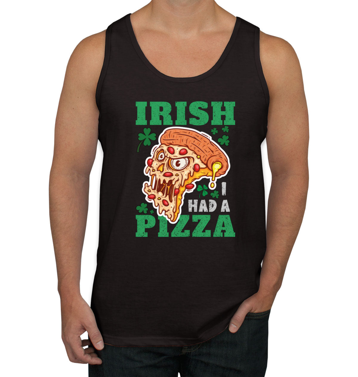 Irish I Had A Pizza St. Patrick's Day Men's Tank Top
