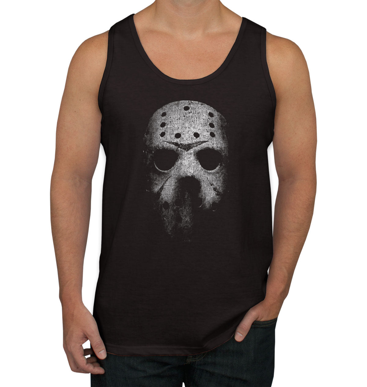 Jason Face Halloween Men's Tank Top