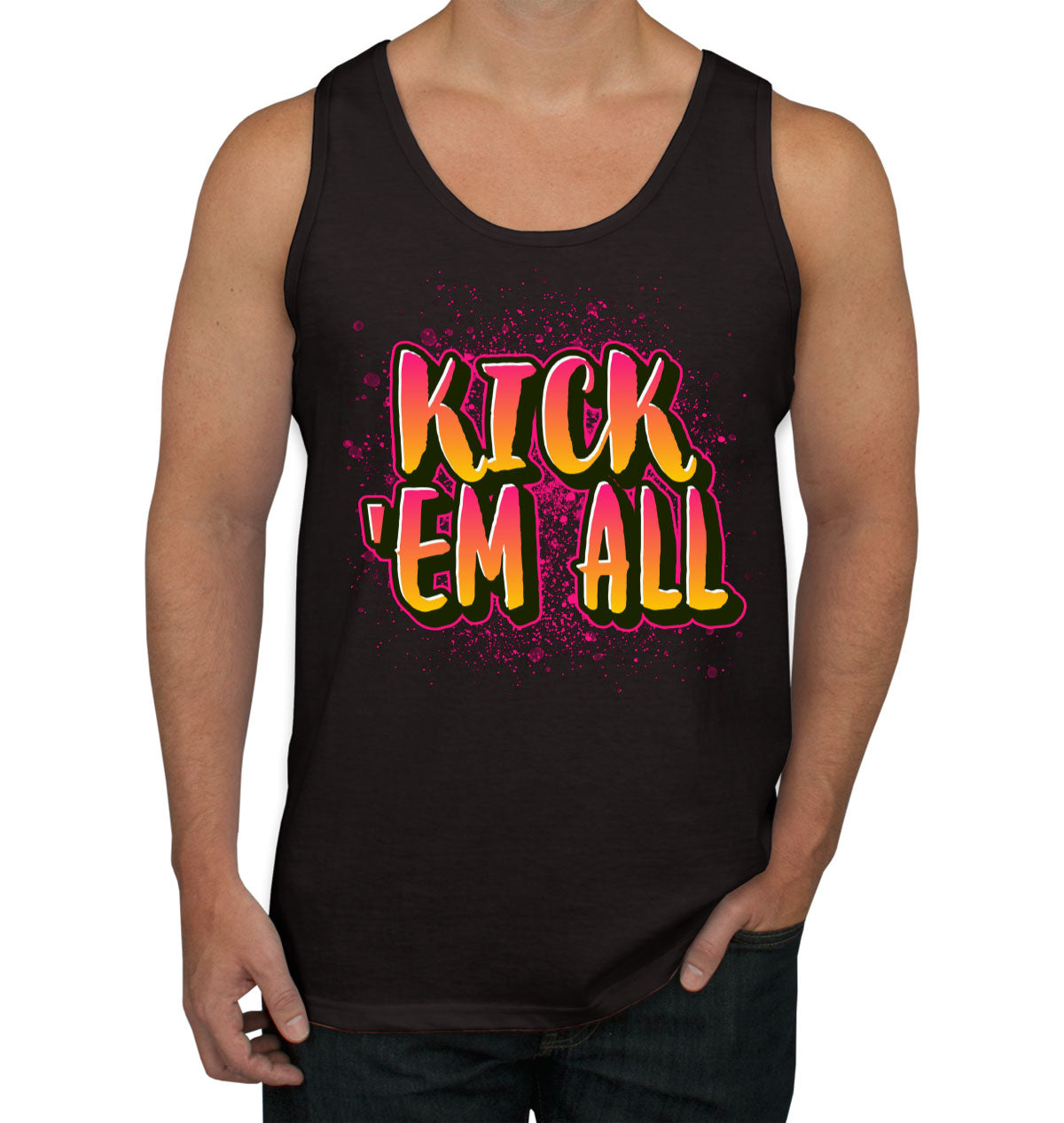 Kick 'Em All Men's Tank Top