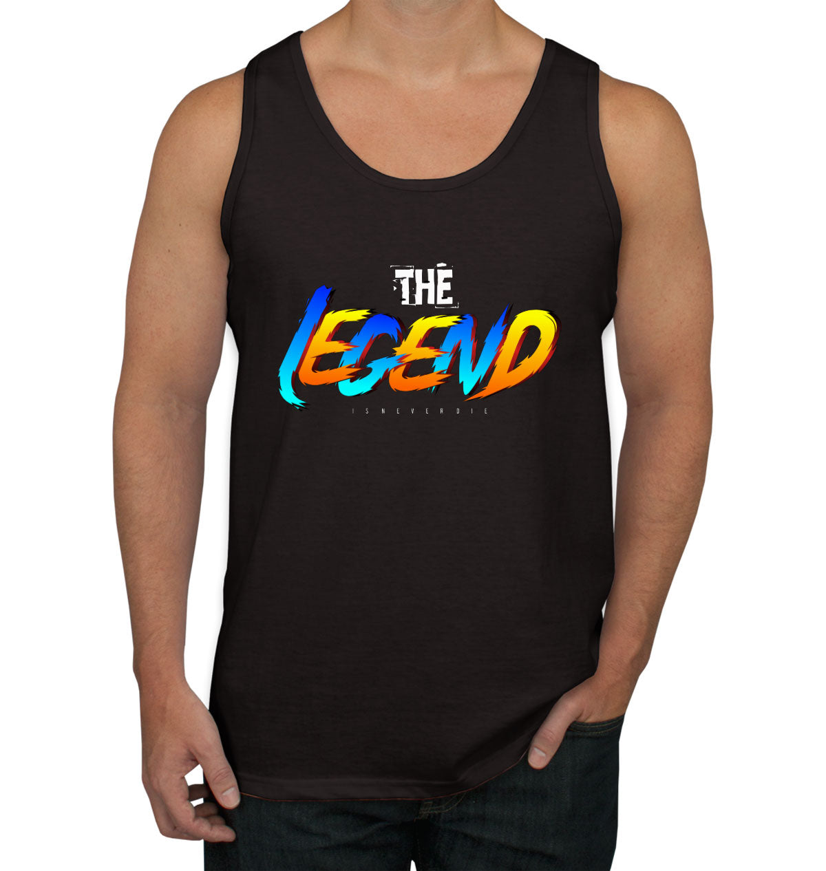 The Legend Is Never Die Men's Tank Top