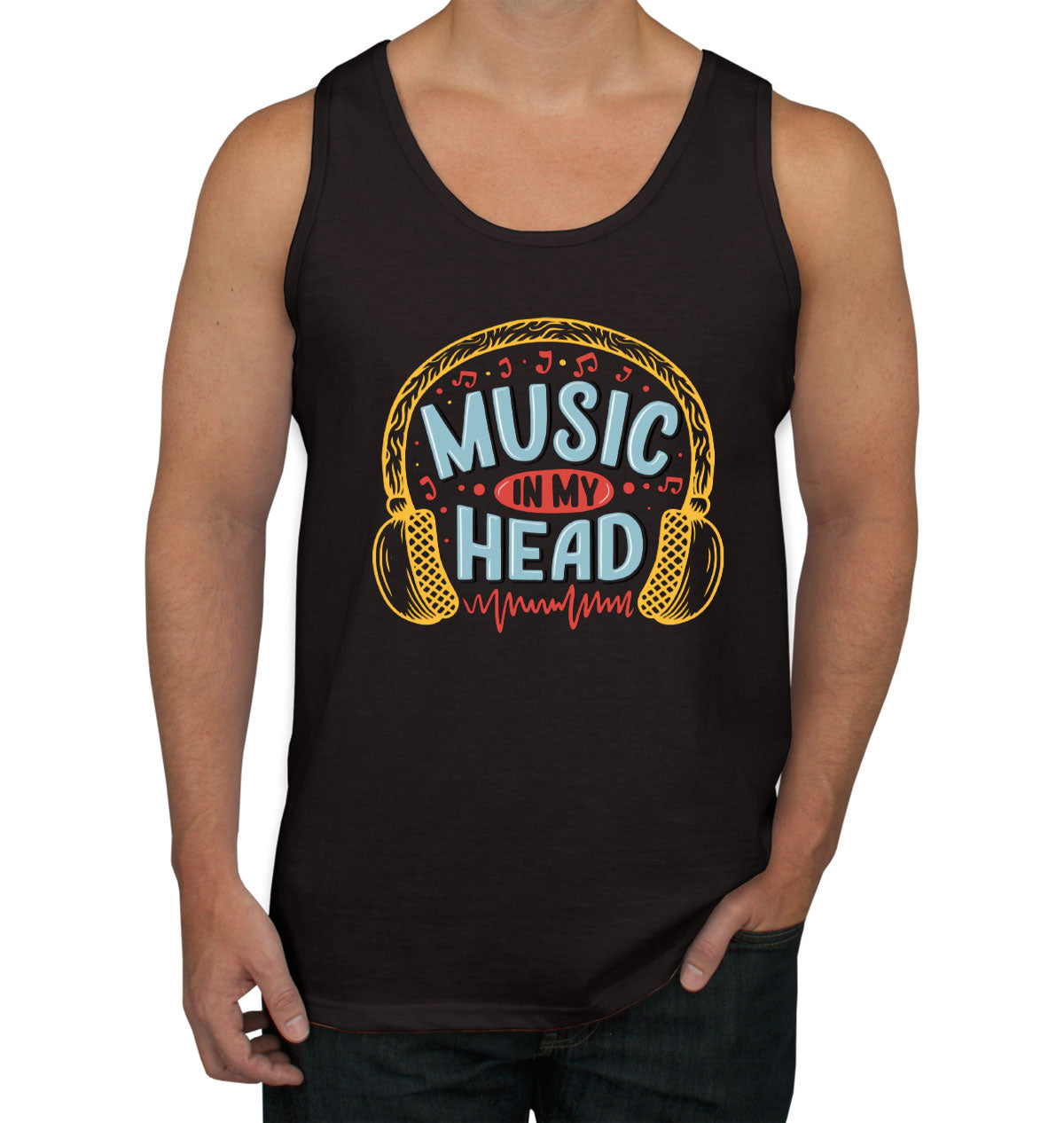 Music In My Head Men's Tank Top