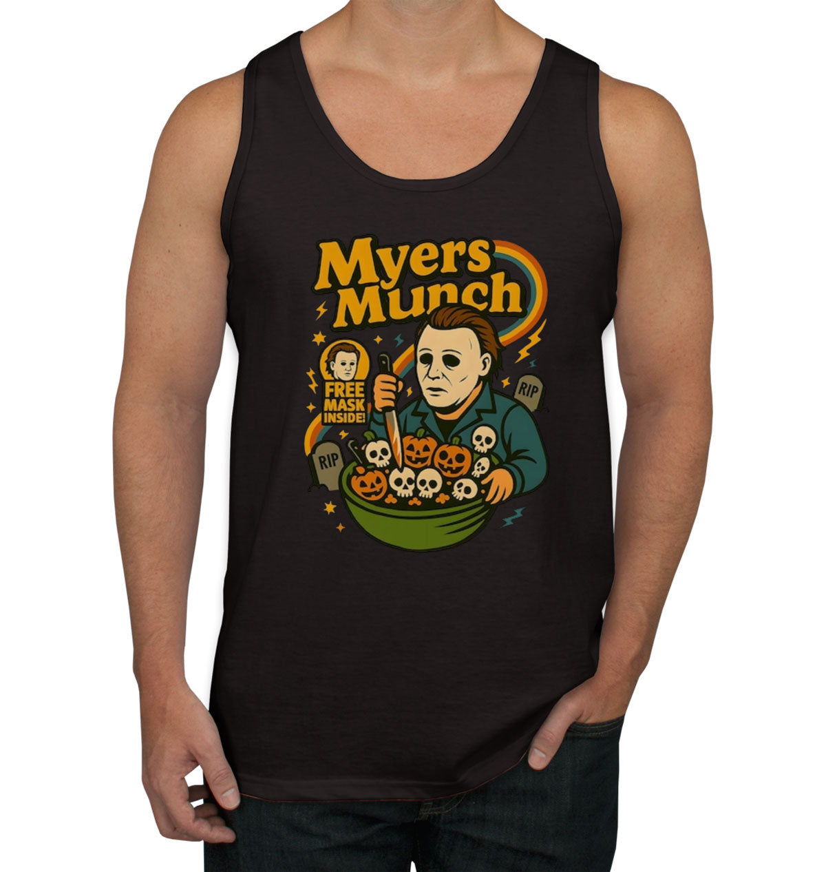 Myers Munch Halloween Men's Tank Top