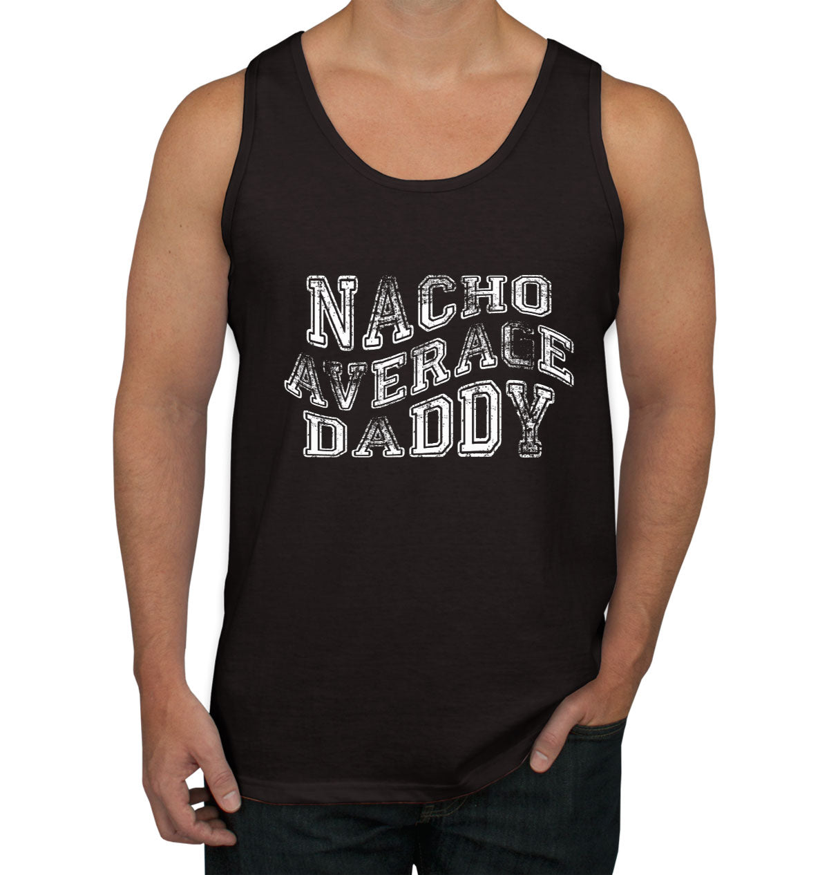 Nacho Average Daddy Father's Day Men's Tank Top