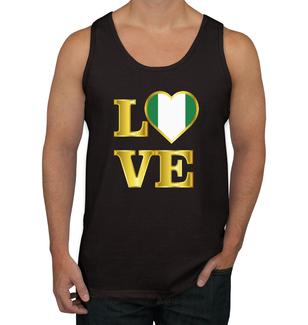 Nigeria Love Men's Tank Top