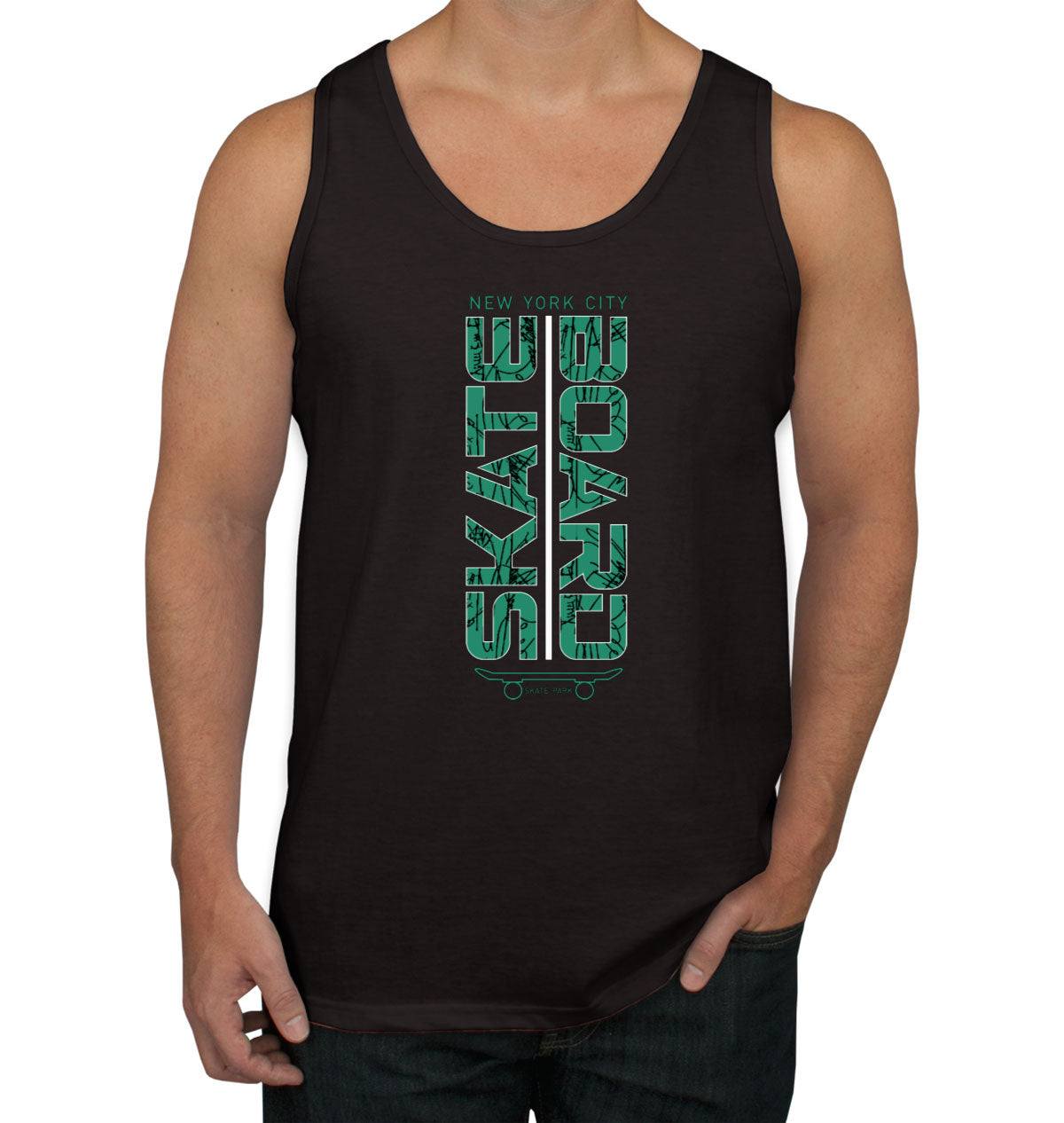 New York Skate Board Men's Tank Top
