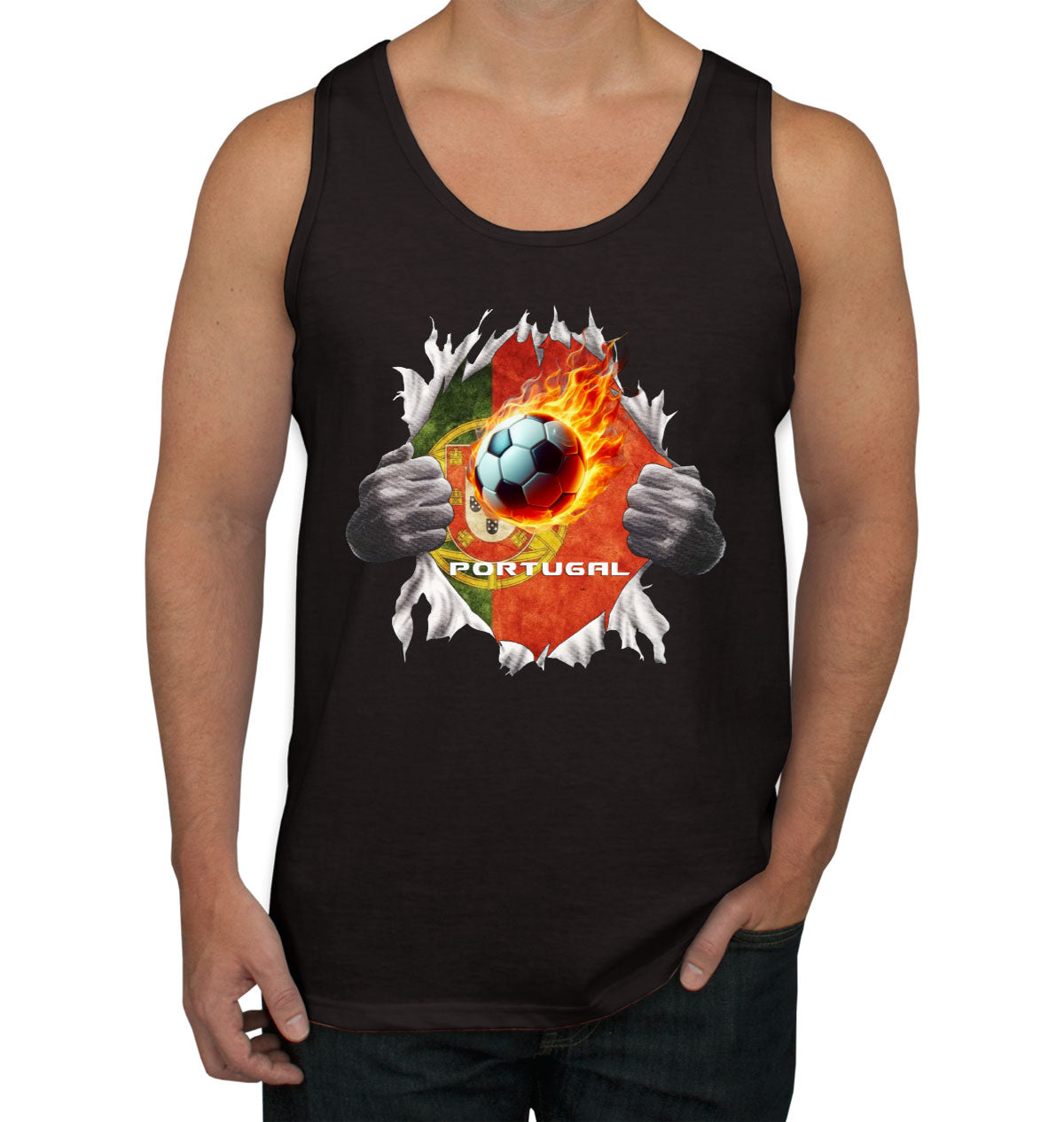 Portugal Euro Cup Soccer Football Men's Tank Top