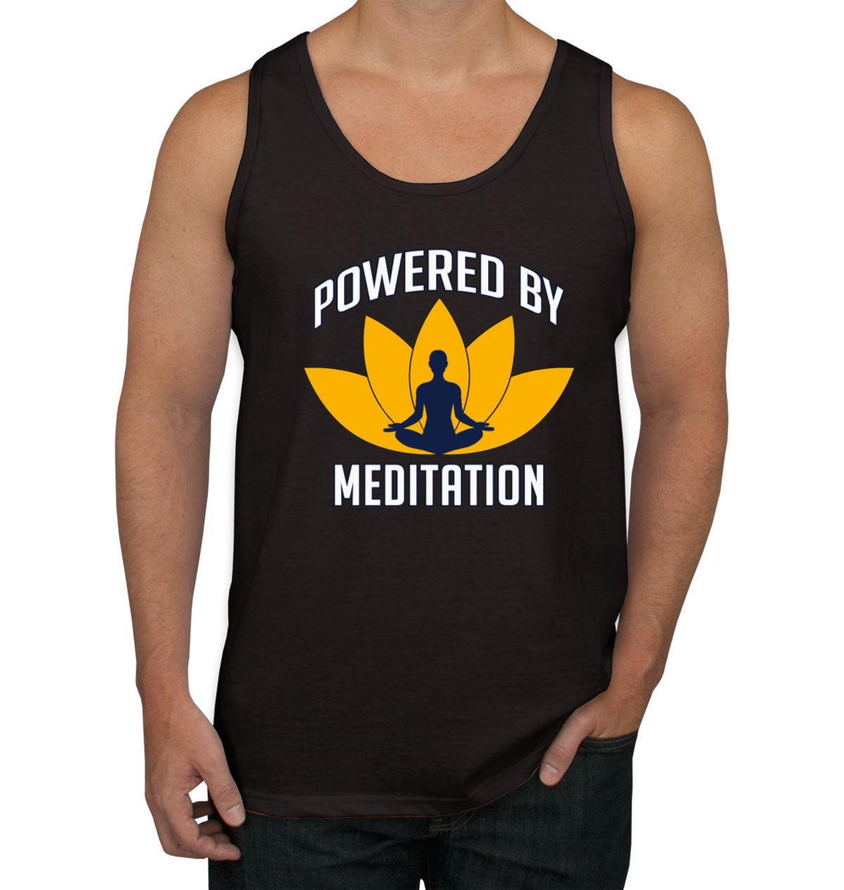 Powered By Meditation Men's Tank Top